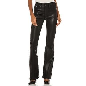 Hudson Barbara High Waist Boot Cut Black Noir Coated Jeans Size 27 US 4